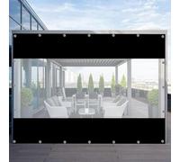 Lona de vinilo transparente para paneles laterales impermeables de 0.m para exteriores, cubierta impermeable para invierno y guerra, 5 x 2,5 m, 16,2 x 2,5 m, cubierta impermeable.