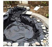 Lona Estanque PVC Revestimiento para Estanques con Capa Base para Estanques Gratis - 4 x 4m Estanque Pantalla HDPE Forro para estanque Lamina de PVC Negro Flexible(Size:4x6M(13.1x19.7ft),Color:20S)