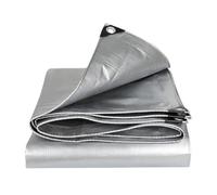 Lona Impermeable 190 x 250 cm Impermeable y Antidesgarro Lona Protectora Exterior Varios Tamaños Distintos a Elegir para Jardín, Cenador, Camping, Muebles, Cobertizos, Plata