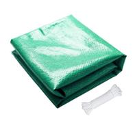 Lona Impermeable 220 x 600 cm Resistente a La Intemperie Lona de Protección Multiusos Multiusos Portátil para Camping y Senderismo, Verde