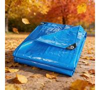 Lona Impermeable 250 x 340 cm Resistente a Los Rayos UV Lona de Plástico PE Varios Tamaños Distintos a Elegir para Jardín, Cenador, Camping, Muebles, Cobertizos, Azul