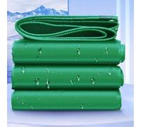 Lona Impermeable 280 x 340 cm Impermeable, Protección UV, con Ojales Lona Reforzada Universal para Leña, Muebles, Jardín, Piscinia, Verde