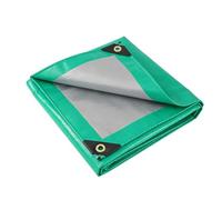 Lona Impermeable 400 x 770 cm Duradera PE UV y Moho Resistente a La Intemperie y a Las Heladas Impermeable Lona para Exterior para Camping, Verde