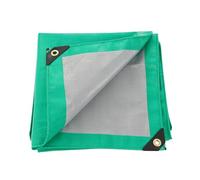 Lona Impermeable 400 x 770 cm Reforzada Argollas Antidesgarro Resistente a La Intemperie Multiusos a Prueba de Viento Lavable Ligera Lona de Cobertura para Camping, Verde