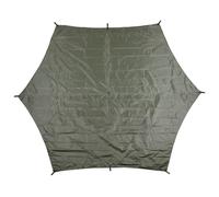 Lona impermeable al aire libre, "lona hexagonal" recubierta de PU 3,4x3,1 m...