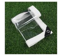 Lona impermeable de PVC transparente de 0,6 m de ancho, 0,35 mm de ancho, resistente al viento (0,6 m x 3 m)