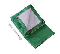 Lona Impermeable Exterior 100 x 450 cm Resistente a Los Rayos UV Impermeable Lona de Tejido con Ojales Multiusos Duradera para Leña, Muebles, Jardín, Piscinia, Verde
