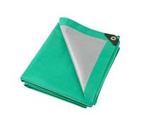 Lona Impermeable Exterior 400 x 770 cm Reforzada Argollas Antidesgarro Resistente a La Intemperie Multiusos a Prueba de Viento Lavable Ligera Lona Multiusos para Camping, Verde