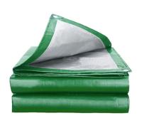 Lona Impermeable Exterior 90 x 170 cm Protección contra UV Impermeable Toldo Reforzado con Cuerda Resistente a Desgarros para Leña, Muebles, Jardín, Piscinia, Verde