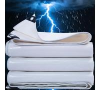 Lona Impermeable Exterior PVC,1x20.5m Toldo Reforzado PVC Protección contra UV, con Ojales de Acero Inoxidable para Leña, Muebles, Jardín, Piscinia, Vehículos,Blanco