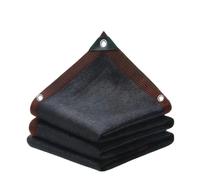 Lona Impermeable Exterior Tela de Sombra Negra con Ojales, Tela Protectora Solar for jardín, Lona Malla for pérgola, Invernadero, Cultivo Plantas(2Mx2M)