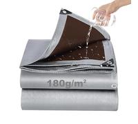Lona Impermeable Heavy Duty - Lonas Impermeable Gruesa de 180 g/m² Resistente al Exterior de 3 m x 5 m, Lona de plástico PE Resistente a Las heladas y con protección UV para jardín, cenador, Camping