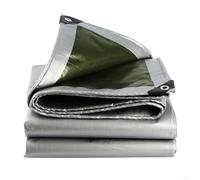 Lona impermeable multiusos fabricada a partir de polietileno de 16 mil con inhibidores UV añadidos y elementos de hardware resistentes (3 x 4)
