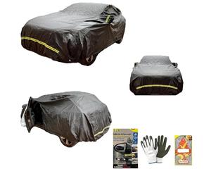 Lona impermeable para coche, transpirable, antipolvo, afelpada, para sol, lluvia, funda para coche compatible con Alpine A110 Lègende GT, funda con cremallera lateral, talla M, 432 x L, 185 x 120 cm
