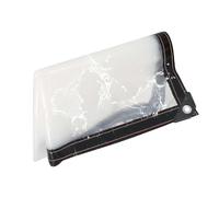 Lona impermeable resistente de 4 x 7 m, cubierta transparente con ojales para camping, jardín, uso al aire libre, protección contra todo tipo de clima, láminas duraderas