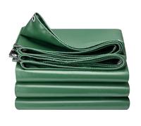 Lona impermeable resistente, lona de PVC con ojales, 0,4 mm de grosor, funda protectora multiusos para camping y refugio de emergencia