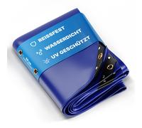 Lona impermeable tipo camión 650 g/m² PVC con ojales, muy resistente