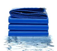Lona Impermeable y Plegable con Ojales, Resistente a la Lluvia, para pabellones de jardín, terrazas de Piscina, Duradera e Impermeable (A 3 x 6 m)