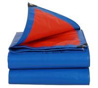 Lona impermeable y resistente, 180 g/m², resistente al agua, para exteriores, resistente a las heladas, protección UV, lona de plástico PE para jardín, cenador, camping, muebles, cobertizos, 2 m x 4 m