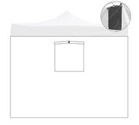Lona lateral para mirador con ventana blanca impermeable para mirador con cierre