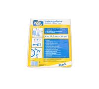 Lona ligera HDPE, 4 x 12,5 m, transparente