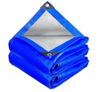 Lona Multiusos 130 x 130 cm Resistente a Las Heladas Lona de Construcción Varios Tamaños Distintos a Elegir para Jardín, Cenador, Camping, Muebles, Cobertizos, Azul Oscuro