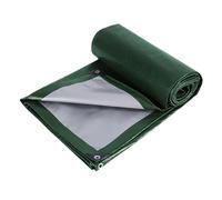 Lona Multiusos 190 x 280 cm Impermeable y Antidesgarro Lona con Ojales Varios Tamaños Distintos a Elegir para Jardín, Cenador, Camping, Muebles, Cobertizos, Verde