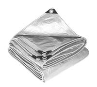 Lona Multiusos 240 x 310 cm Resistente a Las Heladas Lona de Construcción Varios Tamaños Distintos a Elegir para Jardín, Cenador, Camping, Muebles, Cobertizos, Plata