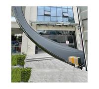 Lona negra resistente de 0,6 mm de grosor, 1,5 x 12 m, resistente al desgarro, para carga en movimiento y uso en almacén, soporta 54 kg de capacidad de peso