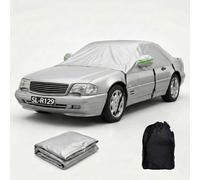 Lona para Coche para Maserati Gran Turismo MC Rinforzato Impermeable, protección contra Todo Tipo de climas, protección contra la Lluvia, el Polvo, el Sol, Las Hojas(Plata)
