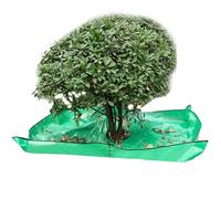 Lona para Jardinería - Recoge Recortes de Arbustos con Agujero de 30 cm - Tela Impermeable para Poda de Árboles con 4 Hebillas en Esquinas para Plantas, Césped, Jardín e Invernadero