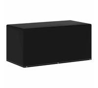 Lona para muebles de jardín de polietileno resistente, 160 x 80 x 75 cm, con 6 ojales de aluminio y cuerda de fijación, impermeable y resistente a los rayos UV, para muebles de ratán, bancos y mesas.