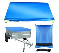 Lona para remolque, 209 x 115 x 10 cm, impermeable, con cuerda, para remolque, lona plana de PVC, material de lona para coches, 750 kg