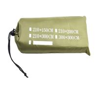 Lona para tienda de campaña fácil de usar, perfecta para una instalación rápida durante el campamento y el picnic (verde, 150 x 210 cm)