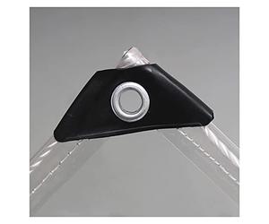 Lona Pesada Lona Transparente Familia al Aire Libre Cubierta para Pozo de Arena Cubierta Impermeable Lona Protectora (0.5x1.5m)