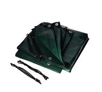 Lona Profesional de 3 x 6 m, 260 g/m², con Ojales (50 cm de Distancia), Impermeable, Resistente a los Rayos UV, Lavable, Lona de protección, Cubierta de Madera, para Muebles de jardín, Barco, Piscina
