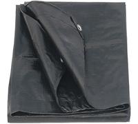 Lona Protectora Exterior 420 x 480 cm Lona Suelo Piscina 160 G M², Resistente Al Agua y Al Desgaste Resistente Polvo Multiusos Duradera para Jardín, Piscina y Remolque, Negro