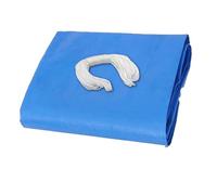 Lona Protectora Multiusos 720 x 1000 cm Impermeable Lona de Protección Multiusos Portátil para Camping y Senderismo, Azul