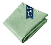 Lona PVC Impermeable 2,5x3,5 m Verde Salvia - Garantía de 5 años TECPLAST - LP506MU - Lona Exterior - Resistencia Anti-UV
