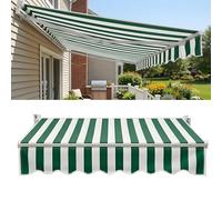 Lona Recambio para Toldo Retráctil Terraza, 380g/m² Tela de Techo Repuesto Impermeable, 2.0/3.0/4.0/5.0/6.0m, Cubierta Toldo Protección Solar Repuesto para Mercado, Jardín, Balcón