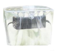 Lona resistente para cargador de bicicleta eléctrica, cubierta de jardín, impermeable, resistente a los rayos UV, bolsa de PVC con ventilación, 21,5 x 17 x 10 cm (A)