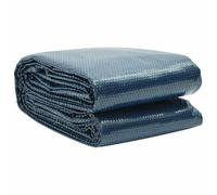 Lona solar para piscina de polietileno, 1000 x 600 cm, en negro y azul, plástico de burbujas para calentar y almacenar el calor del agua de la piscina, reduce la evaporación del agua