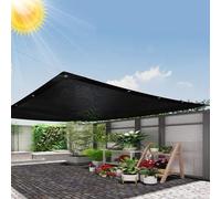 Lona Sombra Exterior con Ojales, Patio JardíN De Exteriores,Red De Protección Solar, Protección UV, Superficie De Malla De Plástico para Flores para El Hogar, Piscina, Patio, Balcón, Planta(6x7m)