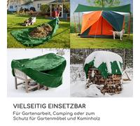 Lona Springreen 2x3m - Lona de Tela Reforzada e Impermeable Extra para Proteger los Muebles, la Madera y como Base o protección Solar - Cubierta Universal para la Lluvia - Impermeable