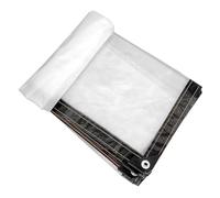 Lona Transparente con Ojales Lona de 1,5 x 2 m Impermeable Lona Resistente a la Intemperie Toldos duraderos Lona Plegable Multiusos para Muebles de jardín Plantas Invernadero Techo de caseta Mascotas