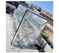 Lona Transparente,Cubierta del Sitio de construcción, al Aire Libre Jardín Polietileno a Prueba Lluvia Vegetal Aislamiento Cobertizo Paño con Ojales Gazebo for la Pérgolas(2x4m)