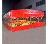 Lona transparente de PVC de 2 x 8 m, cubierta industrial para limpieza de áreas, protección contra la lluvia, panel transparente, resistente, resistente a la intemperie, versátil, uso en exteriores