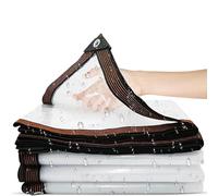 Lona transparente impermeable de 2 x 7 m, lona C resistente con ojales de metal, ideal para camping, techo, patio, protección resistente a los rayos UV, duradera y versátil
