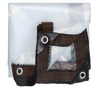 Lona Transparente Impermeable Exterior 140 x 260 cm Lona Impermeable Reforzada Protección contra La Lluvia con Cuerda para Jardín, Piscina, B