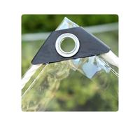 Lona transparente resistente para invernadero, 0,35 mm, impermeable, para camiones, remolques y uso al aire libre, tamaños: 2 x 4 m, 3 x 3 m, 3 x 5 m, 4 x 4 m, 4 x 6 m